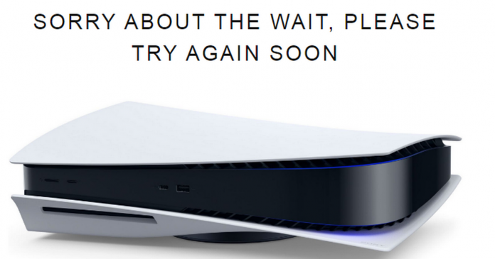 The PS5 is available on stock as a live update and console

