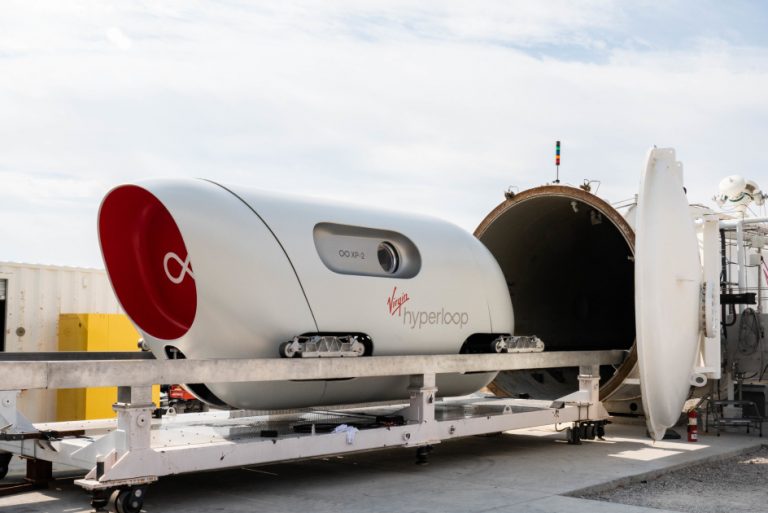 The world’s first crew hyperloop trip was a success