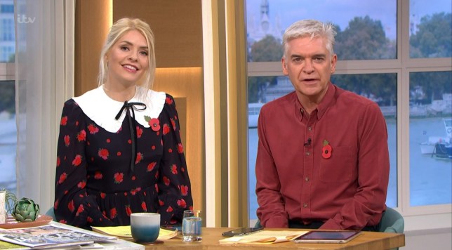 Holly Willoughby and Philip Schofield on this morning