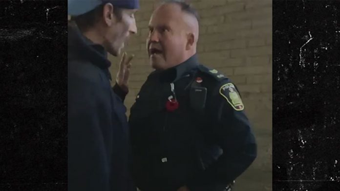 Who issued the 'change ticket' to Winnipeg Cop is a history of combative behavior

