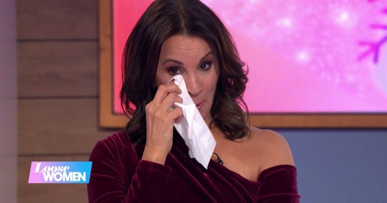 Andrea McLean of Loose Women’s broke down in tears as she hosted her final show