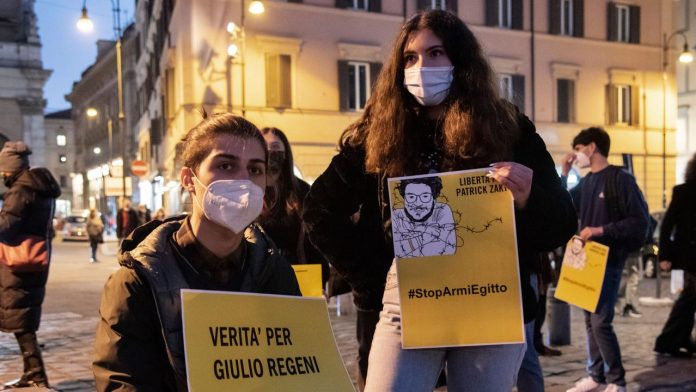  Egyptian police officers did not prosecute the Italian student for murder.  now

