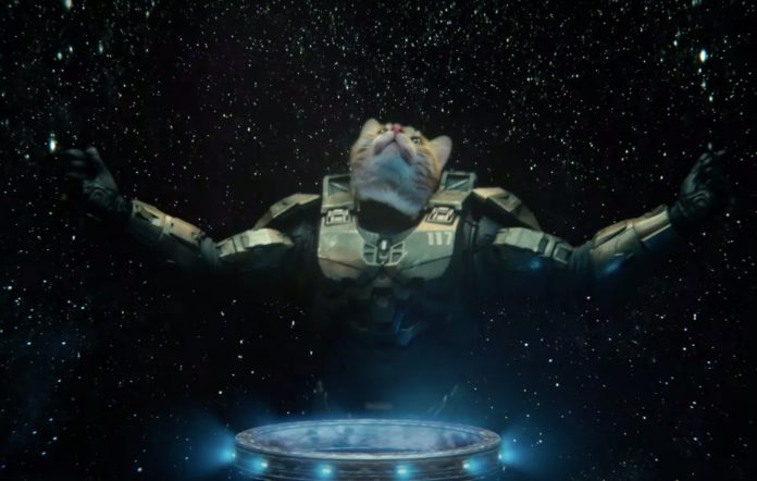 Here is the master chief as a cat DJ in Taika Vettini's new Xbox Series X Ed

