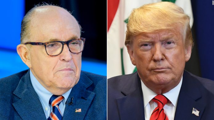 Rudy Giuliani and Trump's other allies are seeking a primitive apology


