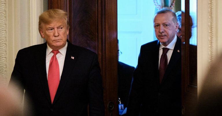 The U.S. got a tough tone with Turkey as Trump exited