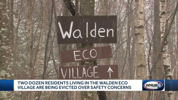 Two dozen residents of the London Eco Village have been evicted due to safety concerns.

