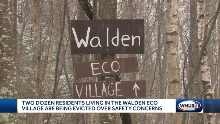 Two dozen residents of the London Eco Village have been evicted due to safety concerns.