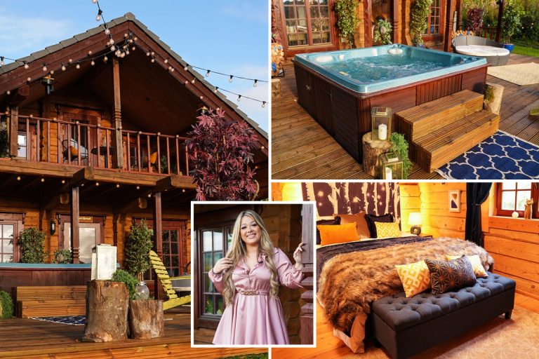 Inside the epic vacation homes of cabins with log fires and hot tubs as ‘Winter Love Island’