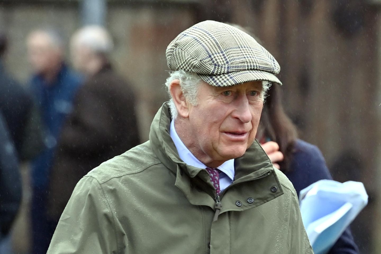 Prince Charles during a visit to Haddo Country Park in Elon, Scotland, on January 14, 2022.