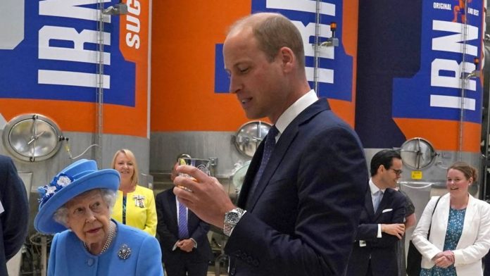 Queen Elizabeth II: Soft drink tastes take on Prince William

