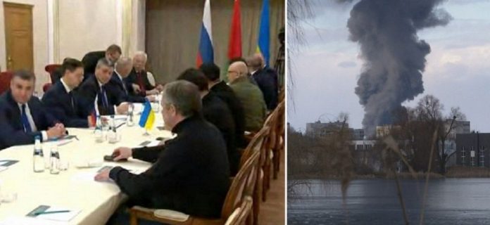  Ukrainian invasion, no agreement but there will be another meeting between the delegations.  Meanwhile, Russia continues bombing despite talks

