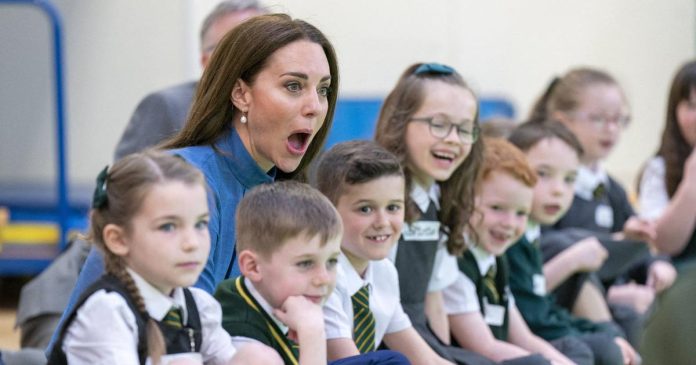 In pictures, Kate Middleton and Prince William as recess at Glasgow school

