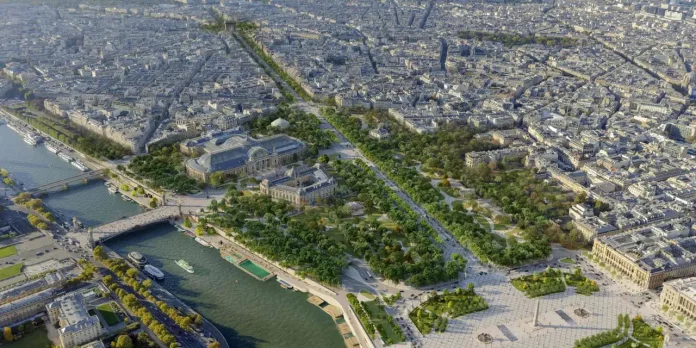 A Paris, les Champs-Elysées vont être verdis et rafraîchis