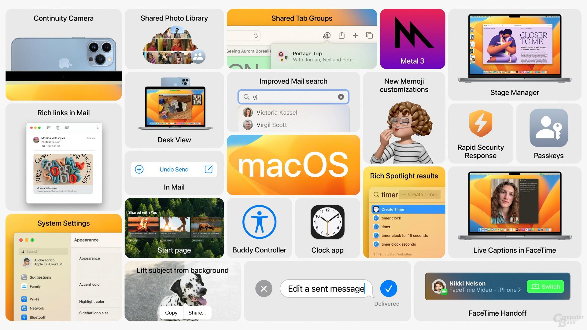 Apple macOS Ventura will be released in the fall
