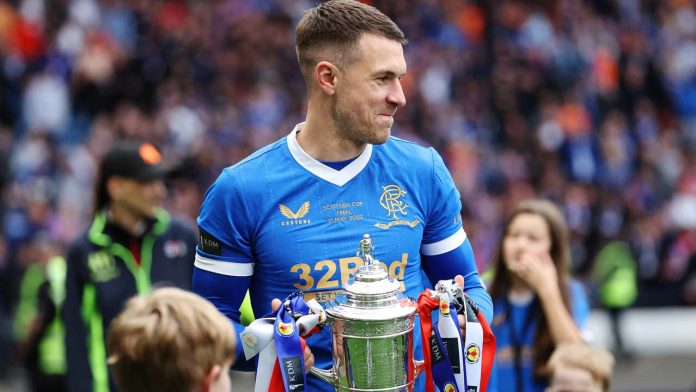 Ramsey on the bench for 120 minutes: Rangers win Scottish Cup

