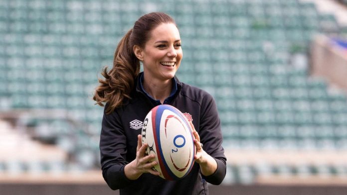 Royal rugby patron: Duchess Kate becomes rugby patron in England

