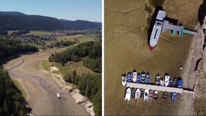 Desert landscapes: impressive images of the effects of drought in France (Video)

