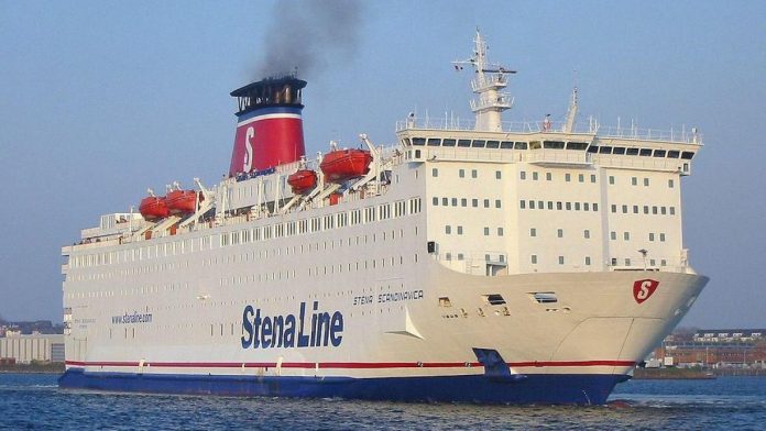 Sweden: A car ferry caught fire near the coast carrying 300 people

