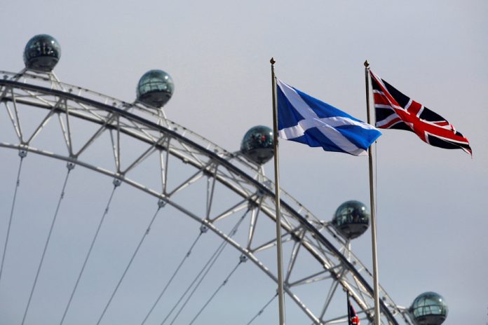 Scots reject independence narrowly, survey finds

