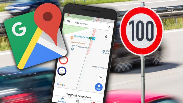 Also show speed limit in Google Maps: it's too fast to redraw the function

