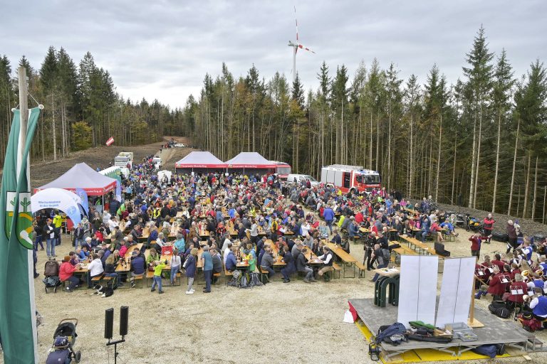 Celebrations at Munderfing Wind Farm: Sixth Wind Turbine Officially Opened