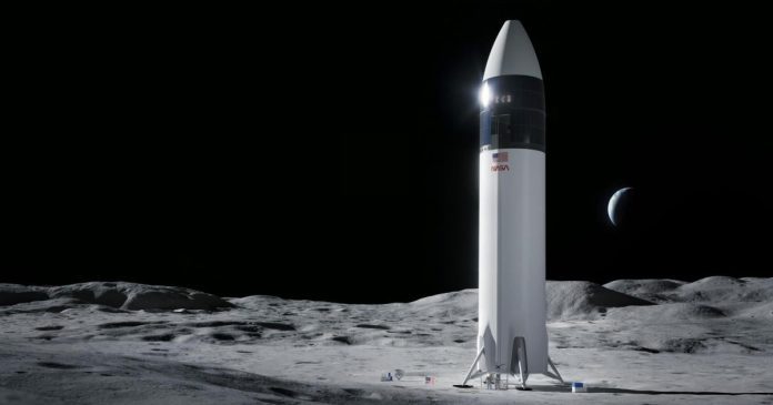 NASA astronauts will land on the moon in SpaceX's spacecraft

