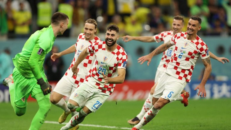 Brazil, the big favourites, out by Croatia in the quarter-finals after a penalty shootout!