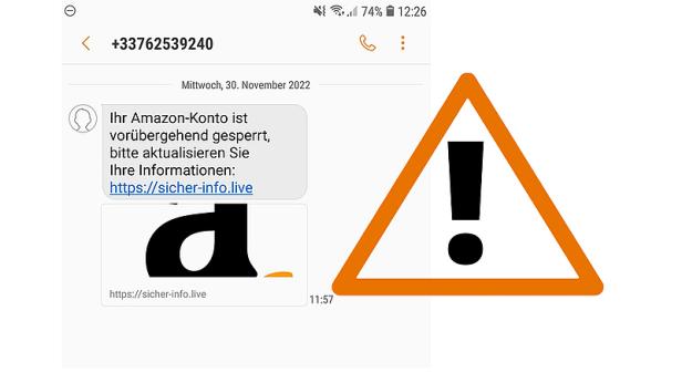 be careful with "amazon sms",