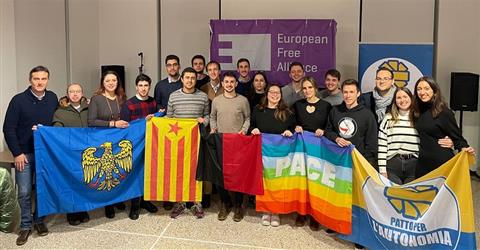 Youth of the European Free Alliance in Friuli

